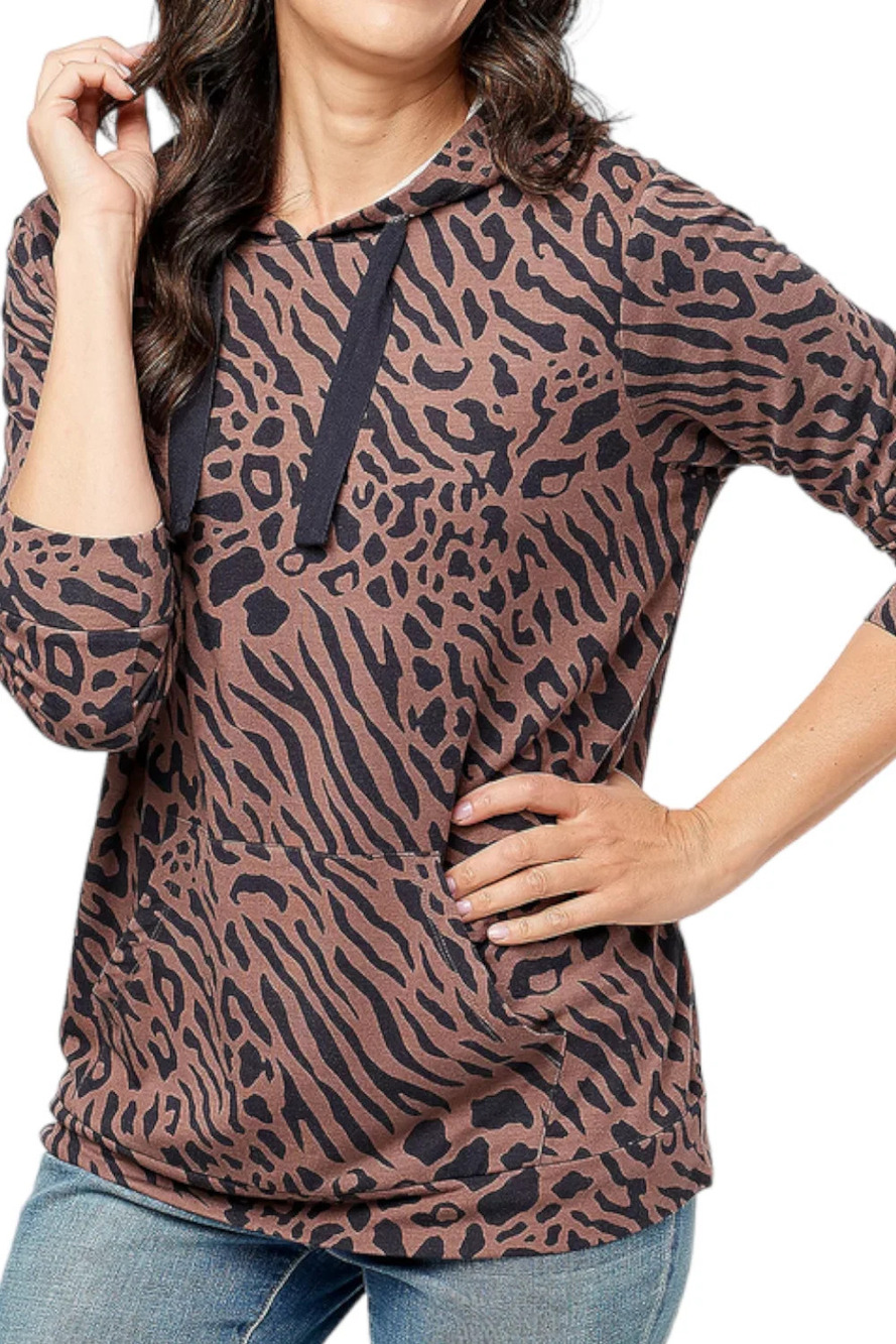 All Worthy Hunter Mcgrady French Terry Hoodie Deep Taupe - Regular